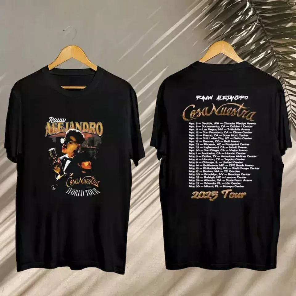 New 2025 Rauw Alejandro Cosa Nuestra Tour Shirt, Rauw Alejandro 2025 Concert, 2025 Music Tour
