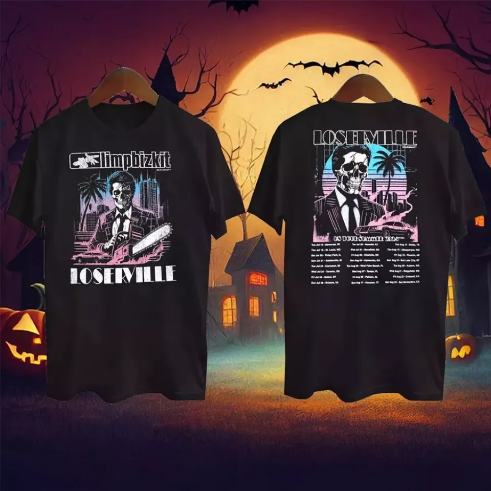 New Rare !!! Limp Bizkit Loserville 2025 Merch Tour Shirt