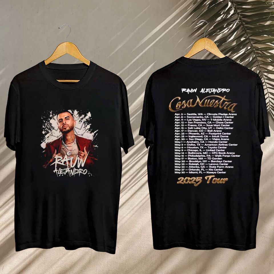 New Graphic Rauw Alejandro Cosa Nuestra Tour 2025 Shirt, Rauw Alejandro Fan Gift, Rauw Alejandro Concert