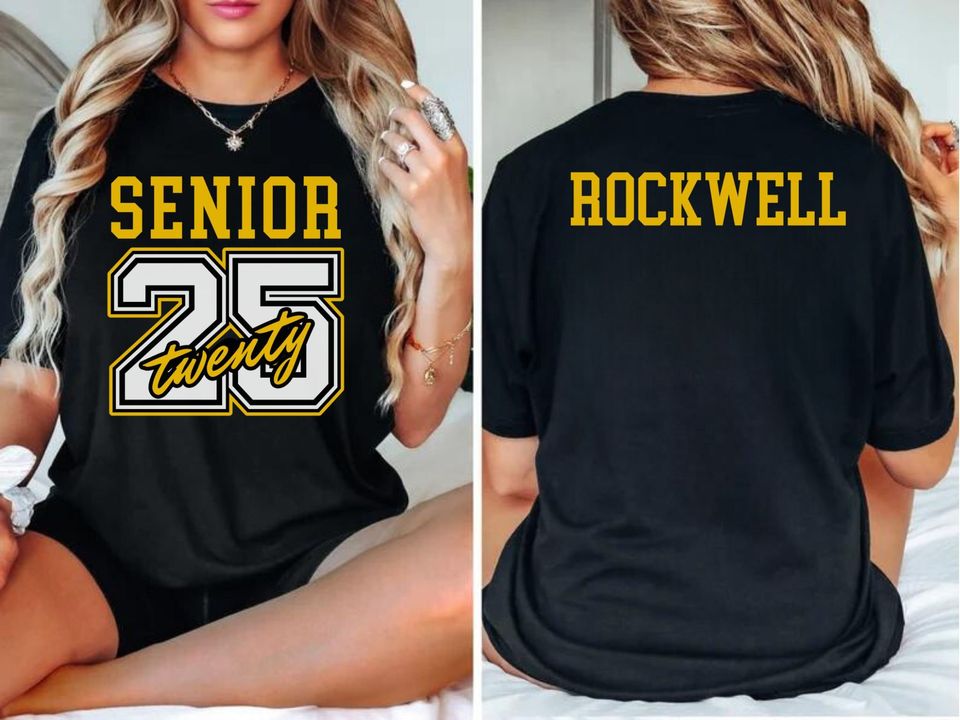 New Senior 2025 Custom Shirt, Class Of 2025 Shirt, High School