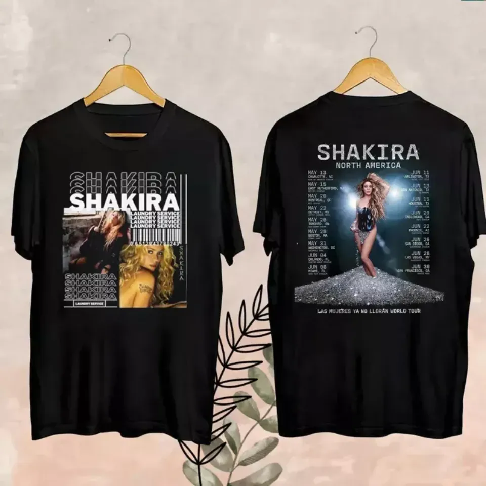 New Shakira Las Mujeres Ya No Lloran Fan Shirt, 2025 Las Mujeres Ya No Lloran World Shirt, Music Shirt