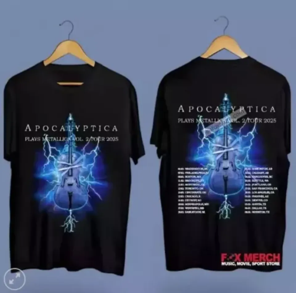 New 2025 Apocalyptica Tour Shirt