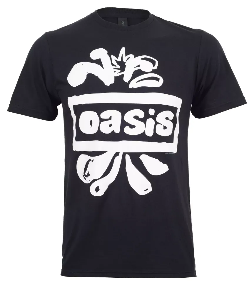 New Oasis Shirt Logo Splat Official Reunion Tour 2025 New Shirt