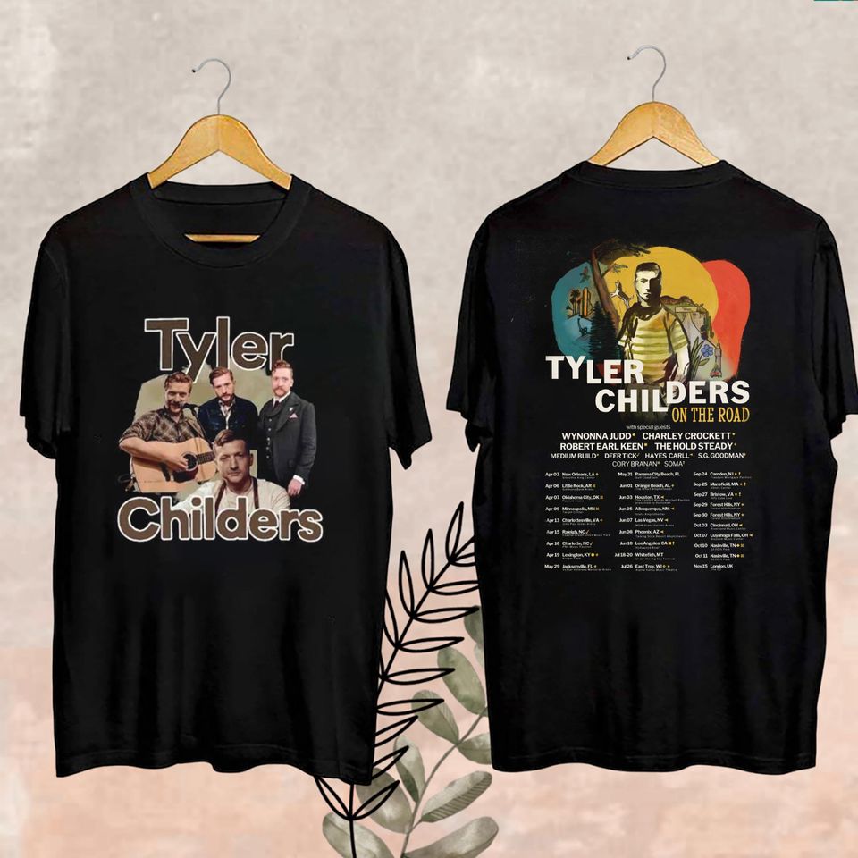 New Tyler Childers Tour 2025 Fan Shirt, Tyler Childers On The Road Tour Shirt, Tyler Childers On The Road Tour Merch
