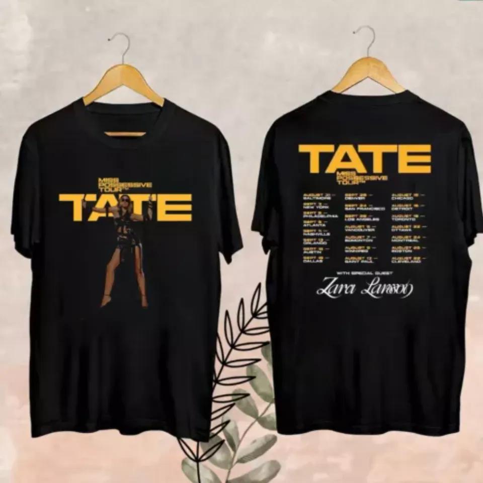New Tate Mcrae Miss Possessive World Tour 2025 Shirt Miss Possessive World Tour Mer