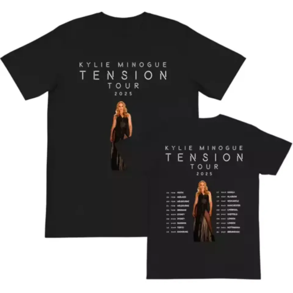 New Kylie Minogue Tension Tour 2025 Unisex Shirt