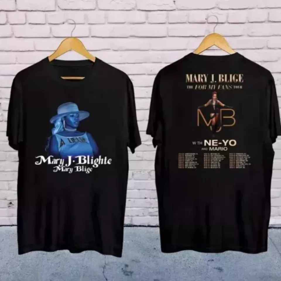 New Mary J Blige 2025 Concert, 2025 Mary J Blige The For My Fans Tour Shirt