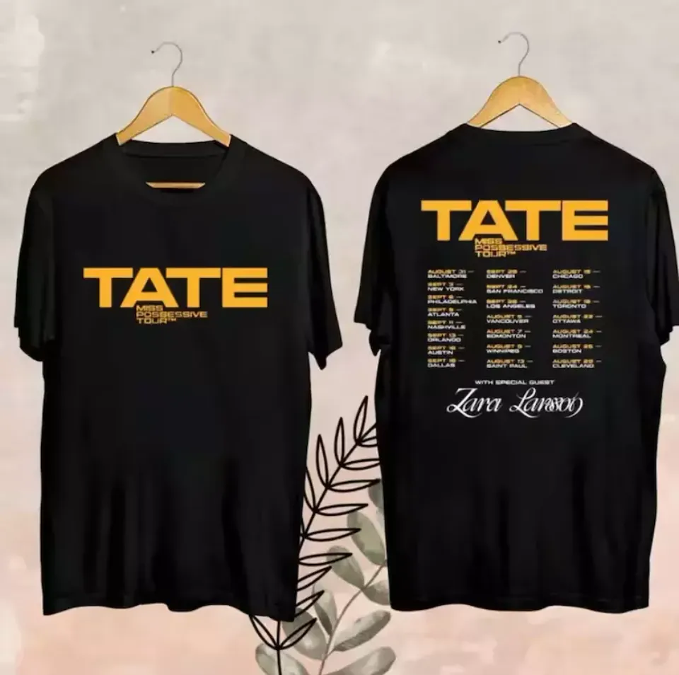 New Miss Possessive World Tour Merch, Tate Mcrae Tour 2025 Fan Shirt