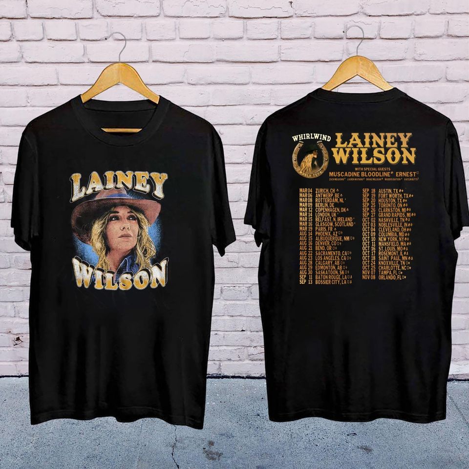 New Lainey Wilson Vintage Shirt, 2025 Lainey Wilson Whirlwind Tour Shirt, Lainey Wilson Country Music