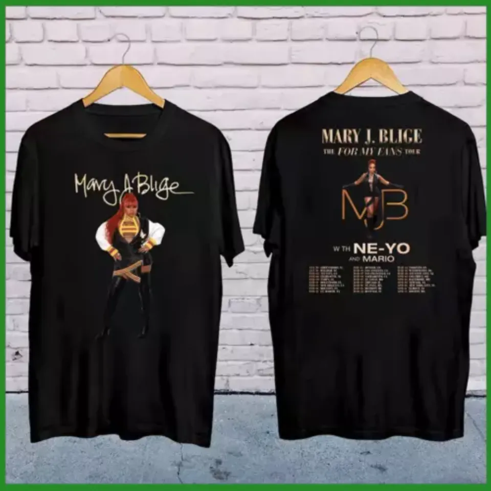 New Mary J Blige The For My Fans Tour 2025 Shirt
