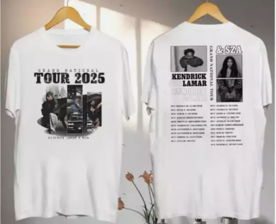 New Graphic Kendrick Lamar 2025 Grand National Tour Shirt, Kendrick Lamar And Sza