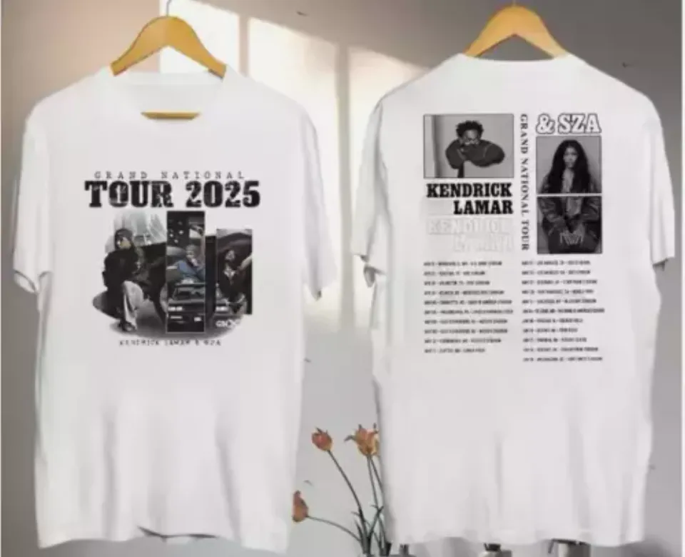 New Graphic Kendrick Lamar 2025 Grand National Tour Shirt, Kendrick Lamar & Sza
