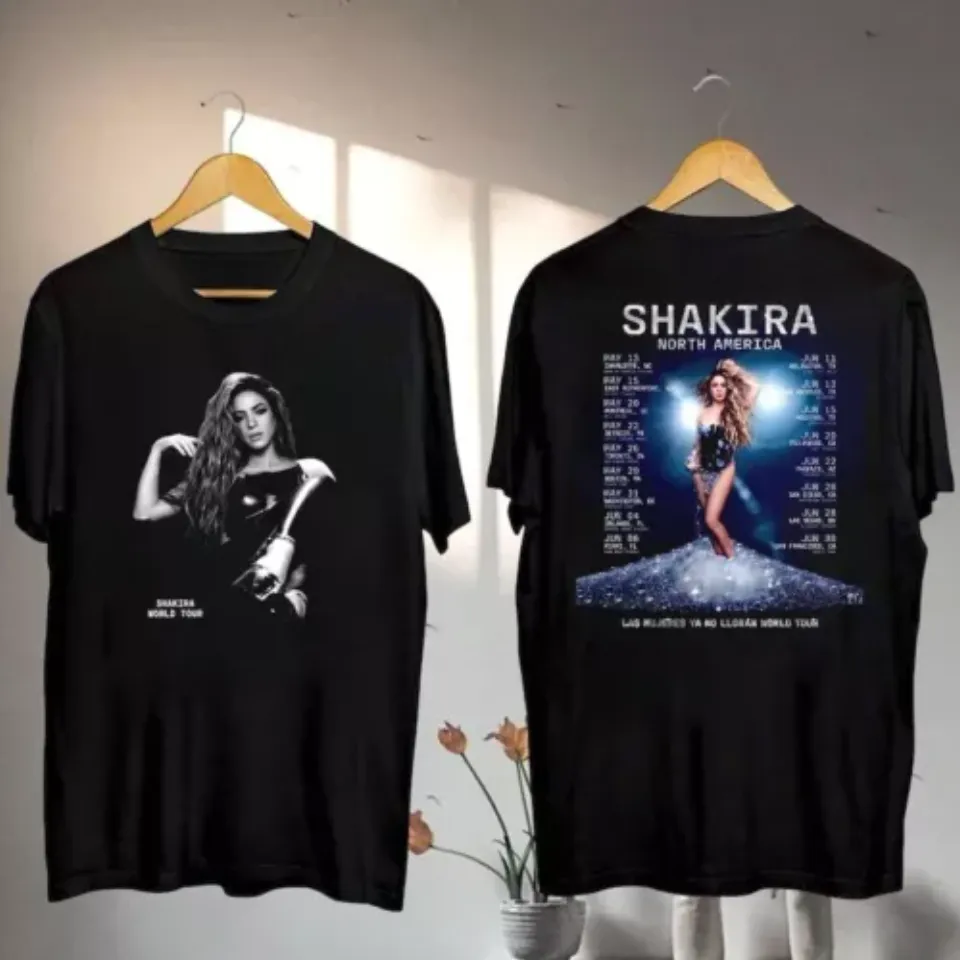 Shakira 2025 Concershirt, Shakira Las Mujeres Ya No Lloran 2025 World Tour T-S