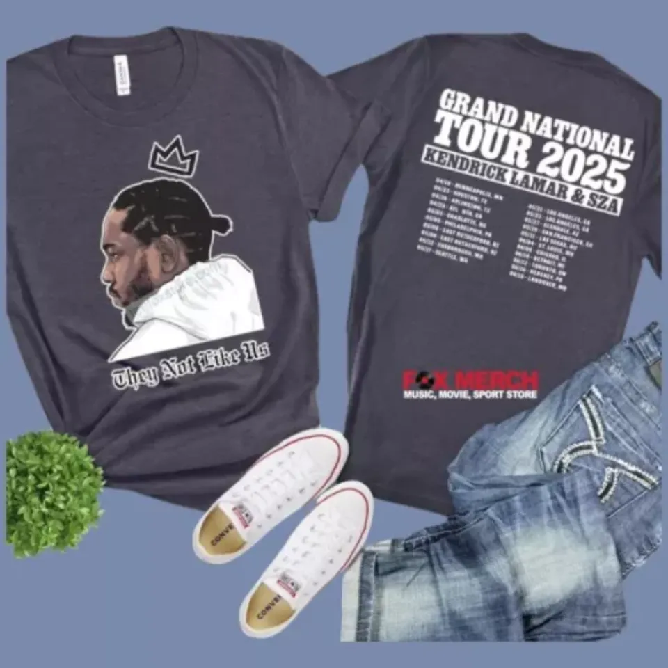 New Kendrick Lamar Grand National Tour 2025 Concert Music Shirt