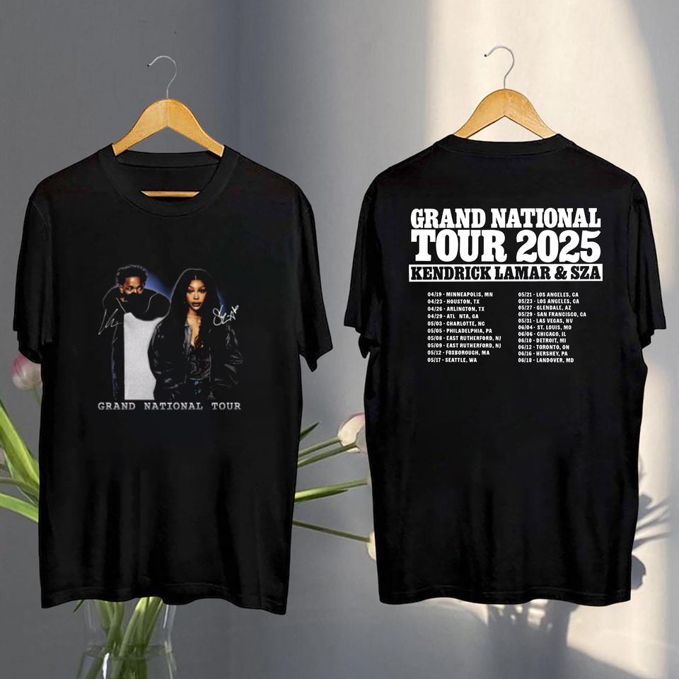 2025 Kendrick Lamar & Sza Grand National Tour Shirt, Kendrick Lamar Concert 2025 Shirt, Kendrick Lamar Gnx Fan Gift