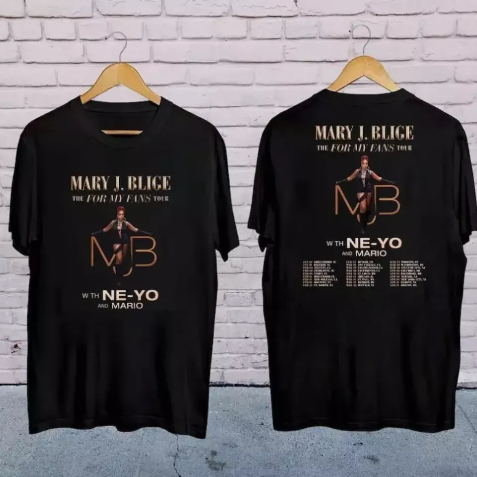 Mary J Blige The For My Fans Tour 2025 Shirt, Mary J Blige 2025 Concert
