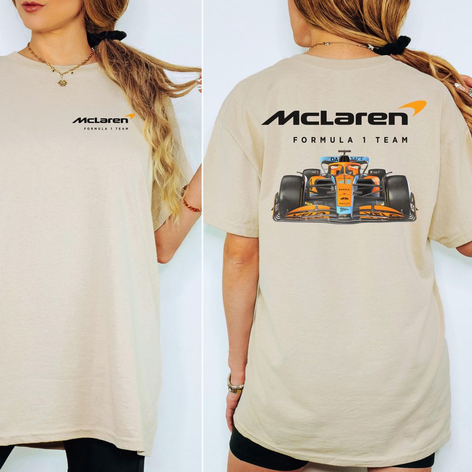 Formula 1 Mclaren 2025 Unisex Shirt Lando Norris And Oscar Piastri Shirt F1 Merch Mclaren F1 Racing Inspired Aesthetic Motorsport Clothing