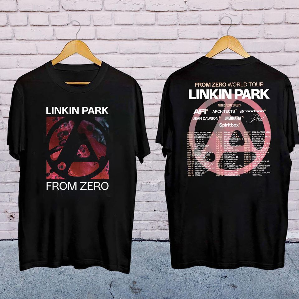 Linkin Park From Zero World Tour 2025 Shirt, Linkin Park Concert 2025, Linkin Park Merch