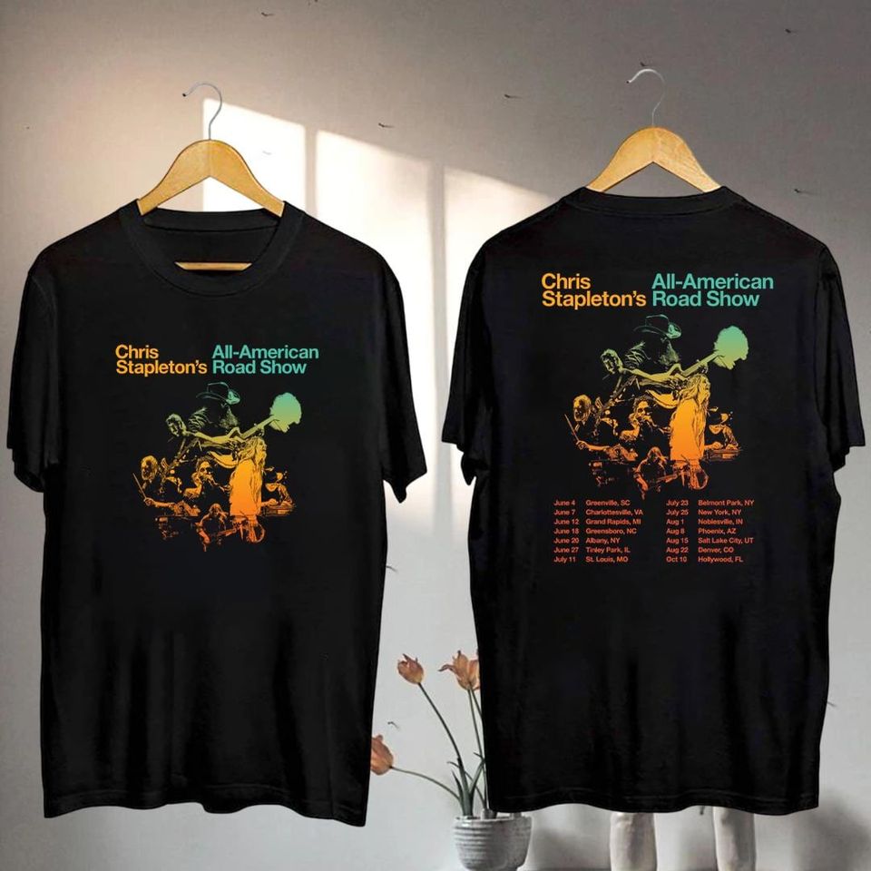 Chris Stapleton 2025 All-American Road Tour Shirt, Chris Stapleton Fan Shirt