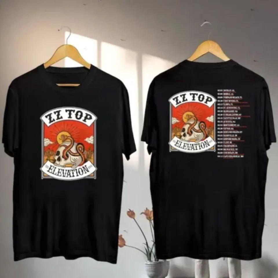 New 2025 Zz Top The Elevation Tour Shirt, Zz Top Band 2025 Concert