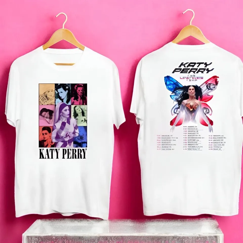 New Katy Perryy 2025 Concert Shirt The Lifetime Tour Shirt Fan Gift Merch Graphic