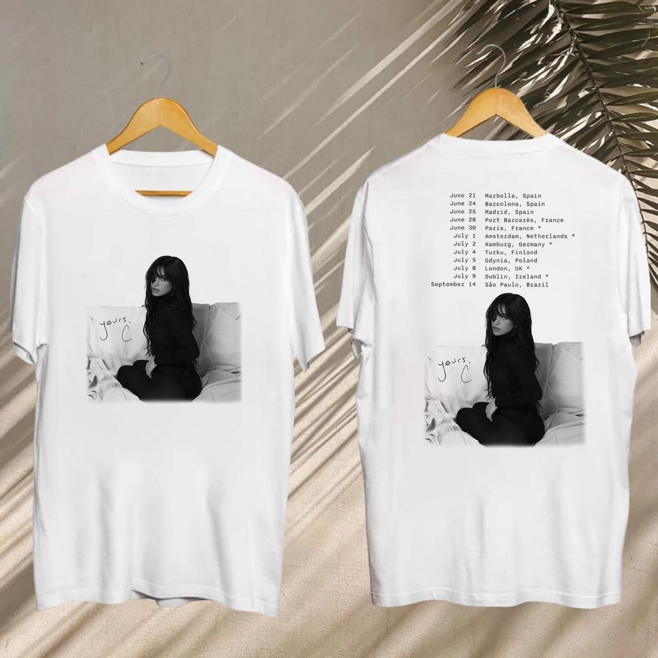 New Camila Cabello Yours, C Tour 2025 Shirt, Camila Cabello Yours