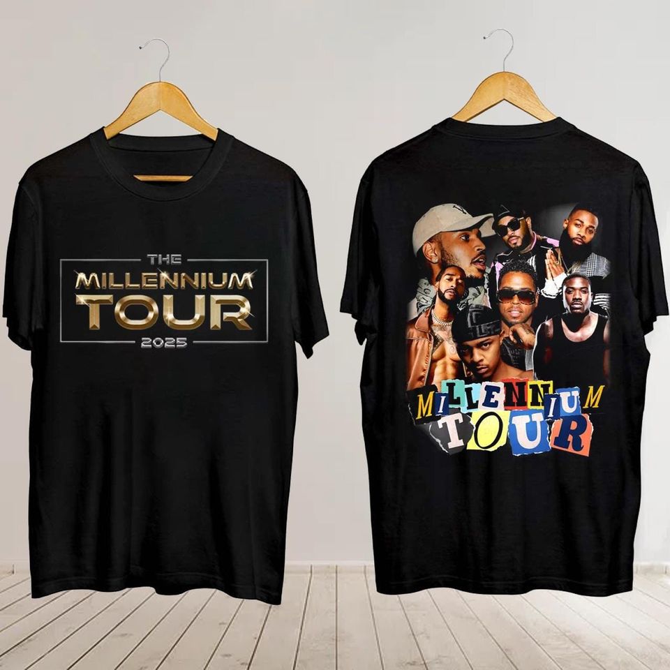 New The Millennium 2025 Tour Merch, Bow Wow Tour, Omarion Graphic Shirt
