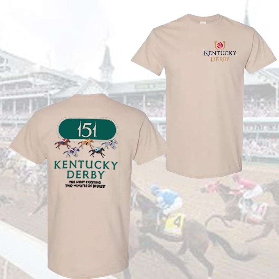 New 2025 Ahead Green 151St Kentucky Derby Greatest Two Minutes, Kentucky Race Weekend Shirt, Kentucky Derby Race 2025 Shirt