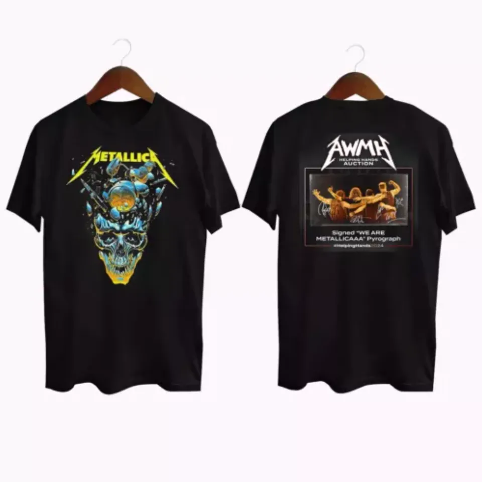 New 2025 Metallica Band Metal Tour M72 Tour Music Evenshirt