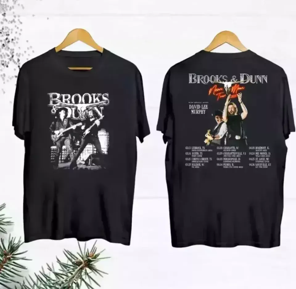 New Brooks And Dunn 2025 Tour Shirt