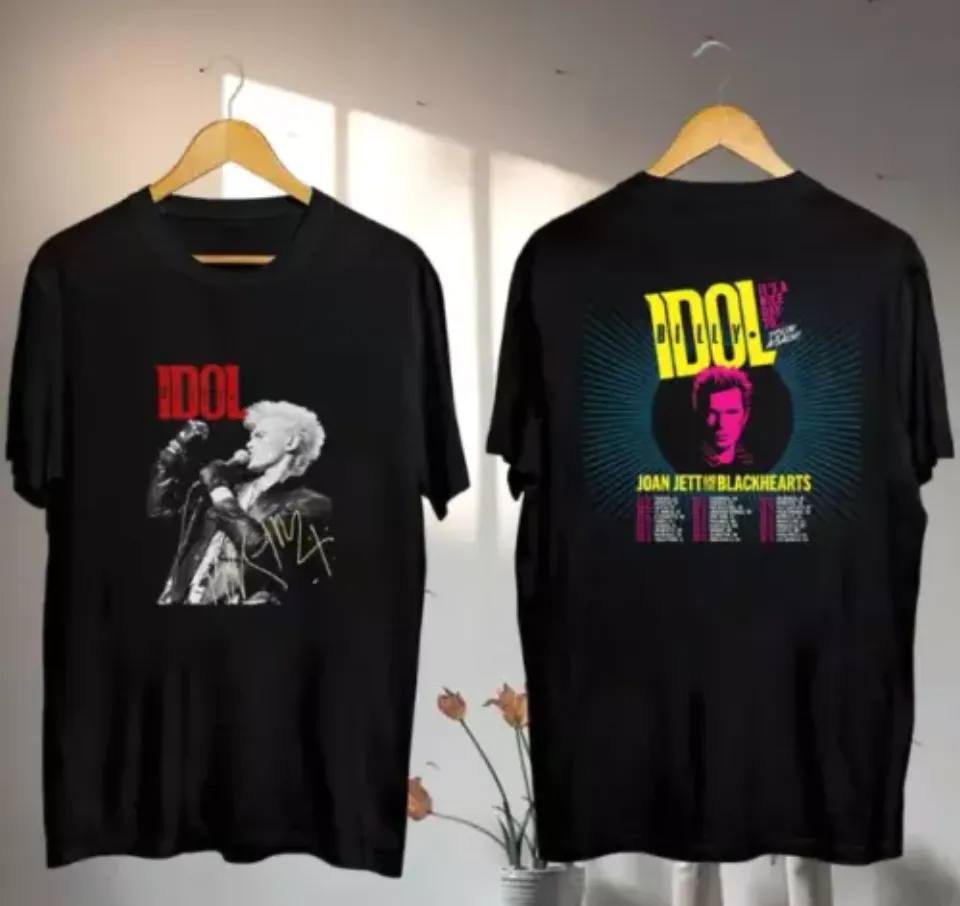 New Billy Idol 2025 Concert, Billy Idol It’S Nice Day To Tour Again 2025 Shirt