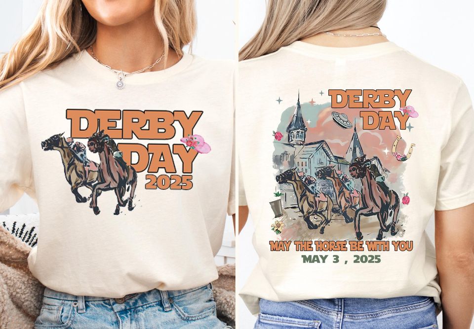 New Derby Day May The Horse Be With You Shirt, Kentucky Derby Shirt, Horse Racing Lover Shirt