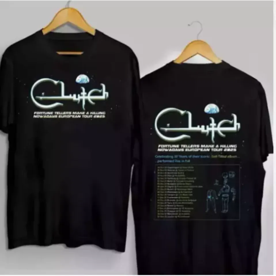 New Clutch Band Tour 2025 Collection Band Shirt