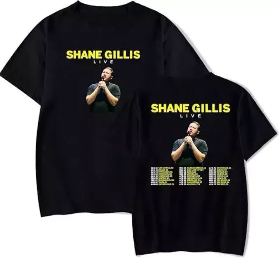 New New Shirt For Fan Shane Gillis 2025 Tour-Double Sided Shirt