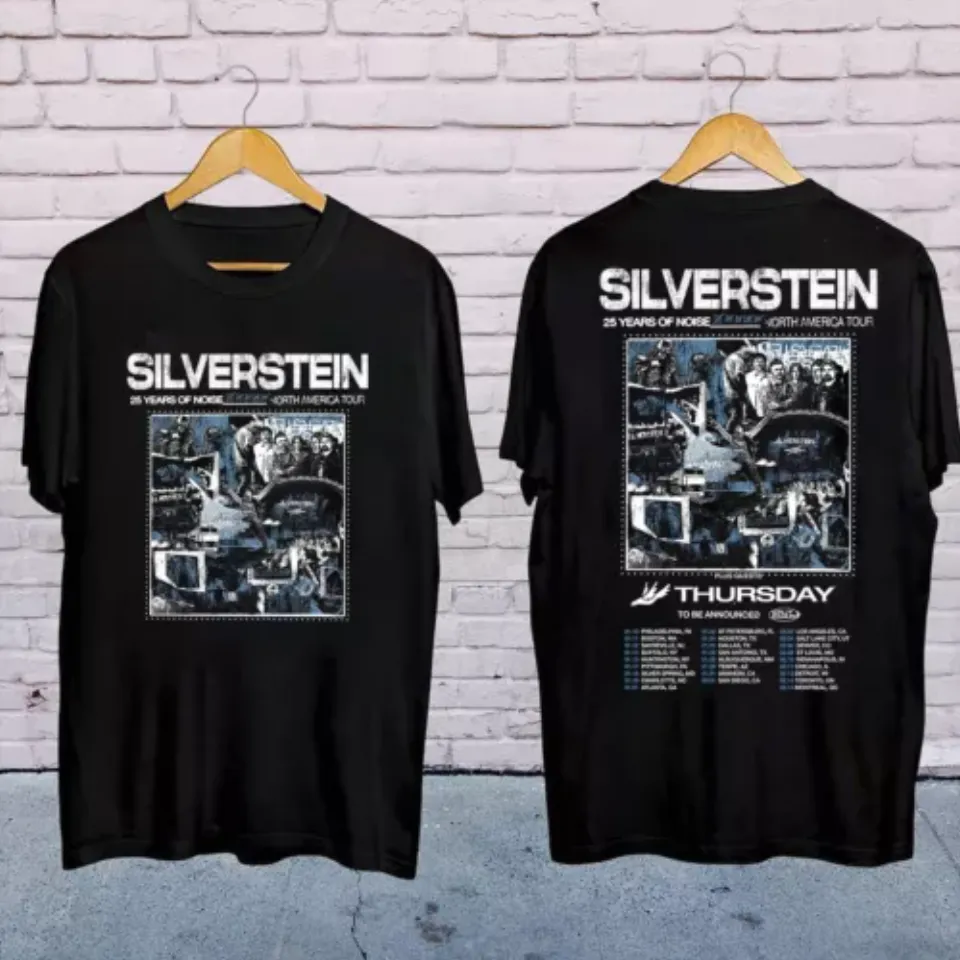 New New Silverstein 2025 Us Tour Christmas Gift Unisex Shirt