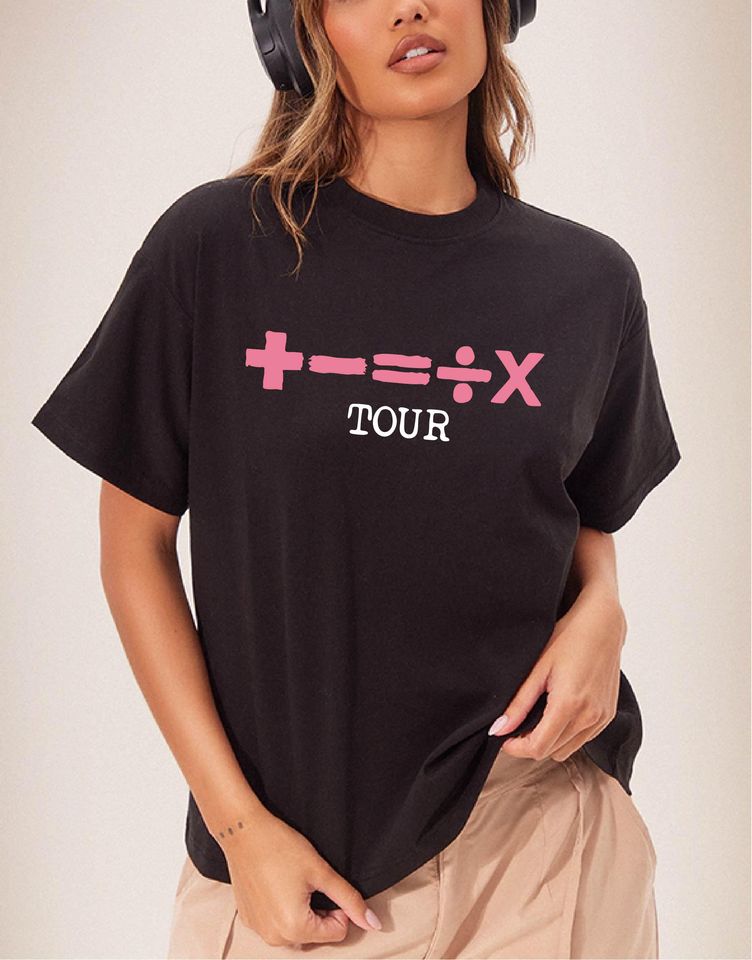 Ed Shee Shirt Mathematics Tour 2025 Concert Uk Shirt Bad Habits Tour Fashion Concert 2025 Pop Music Rnb