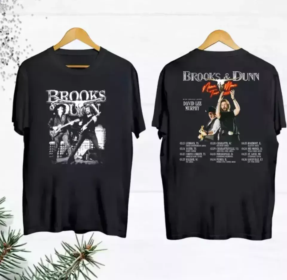 New Brooks And Dunn 2025 Tour Music Shirt, Brooks Music Shirt