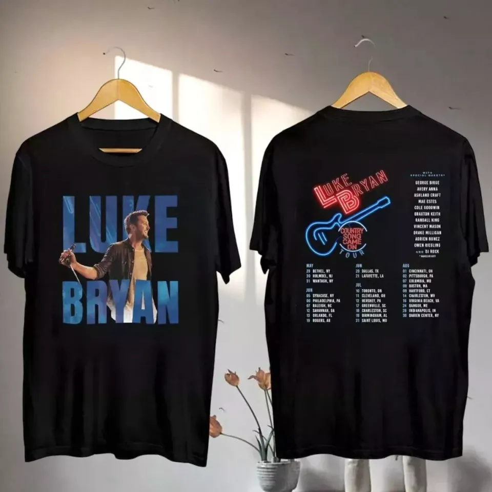 New Shirt For Fan-Luke Bryan 2025 Tour-Double Side Shirt
