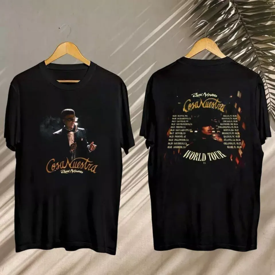 New 2025 Rauw Alejandro Concert Fan Shirt, Rauw Alejandro Cosa Nuestra Tour Shirt