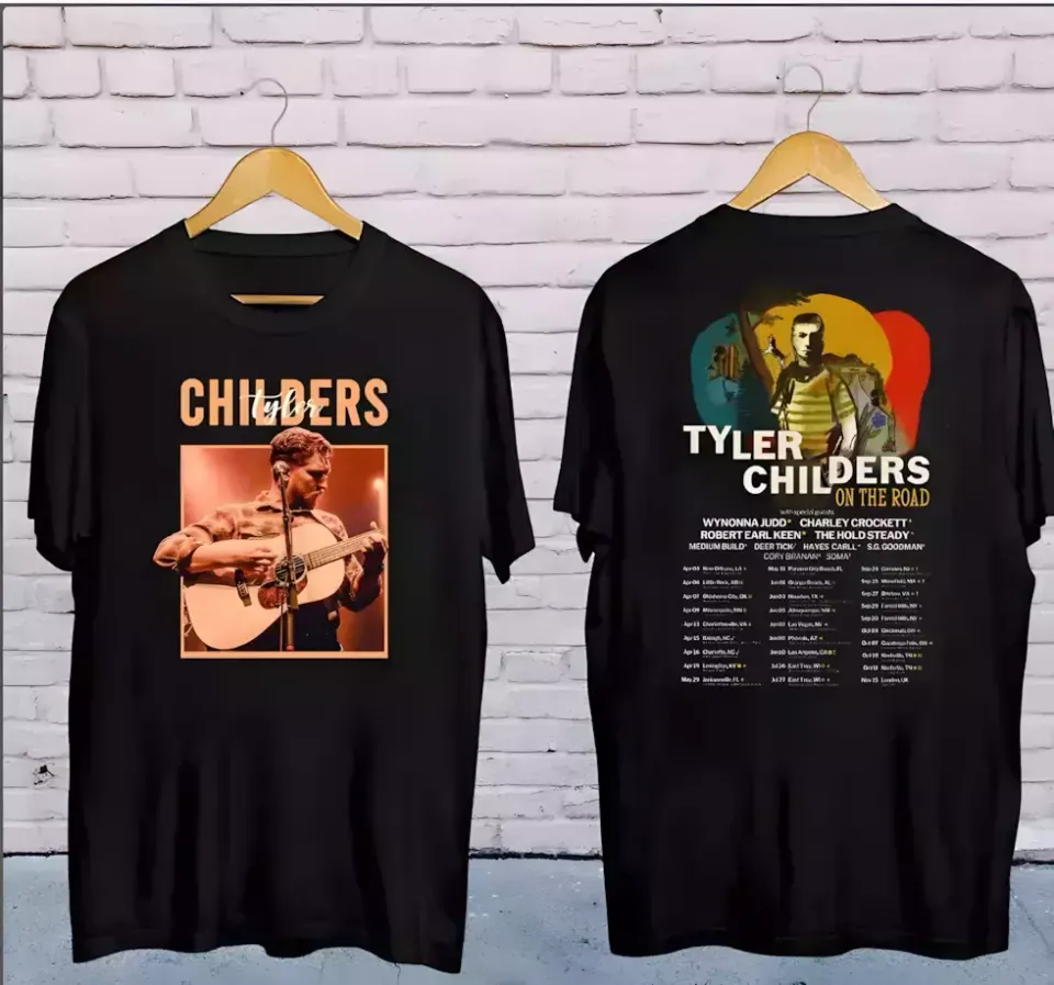 New 2025 Tyler Childers On The Road Tour Shirt, Tyler Childers Graphic Shirt
