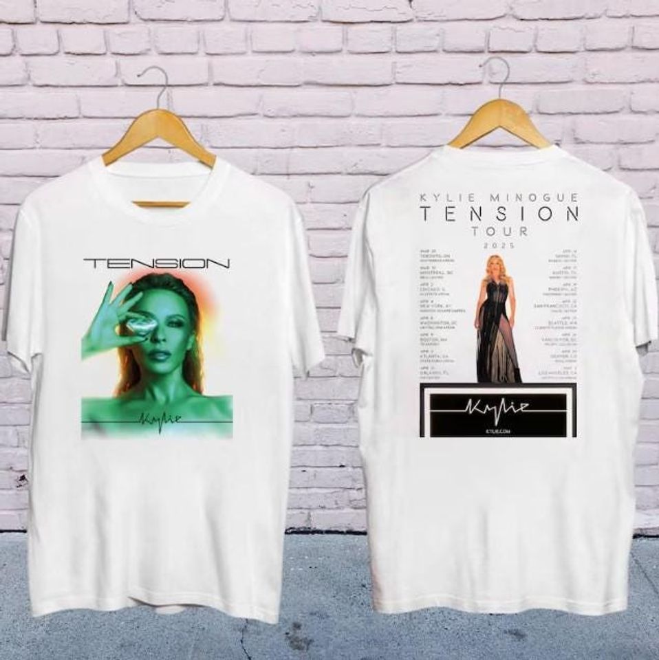 New Kylie Minogue Tension Tour 2025 Shirt – Fan Gift