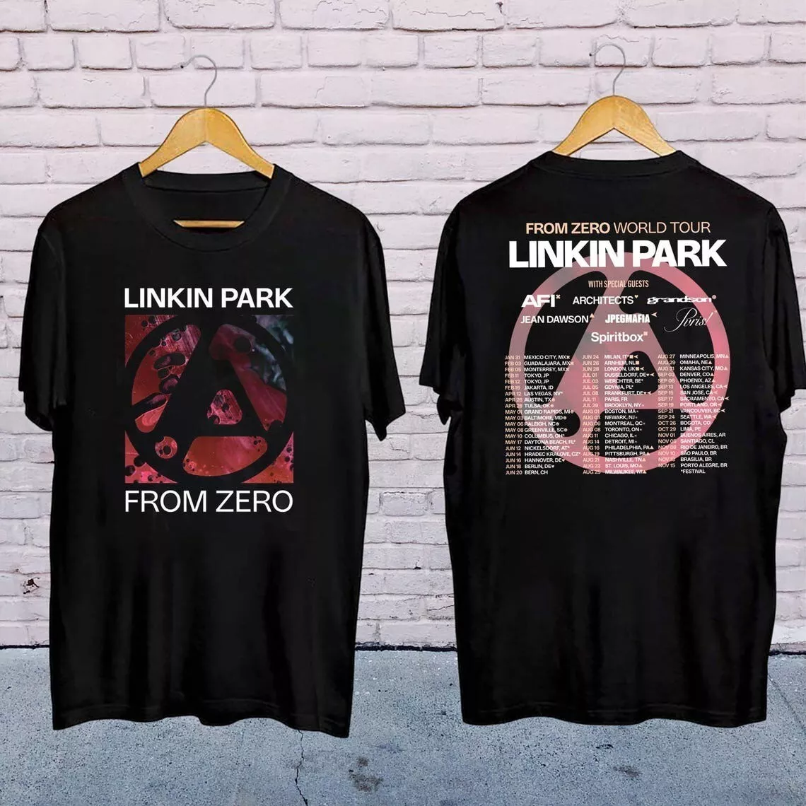New Linkin-Park From Zero World Tour 2025 Unisex Shirt
