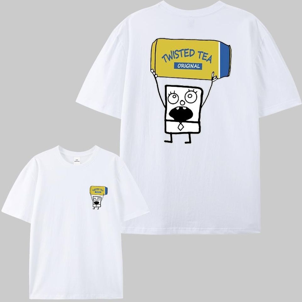 New Doodlebob Twisted Tea Shirt, Funny Cartoon Shirt