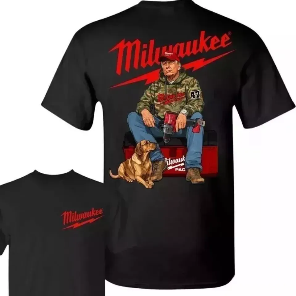 New Trump Camo Unisex Cotton Shirt Full Hand Drill Dog Hunt Shirt For Men