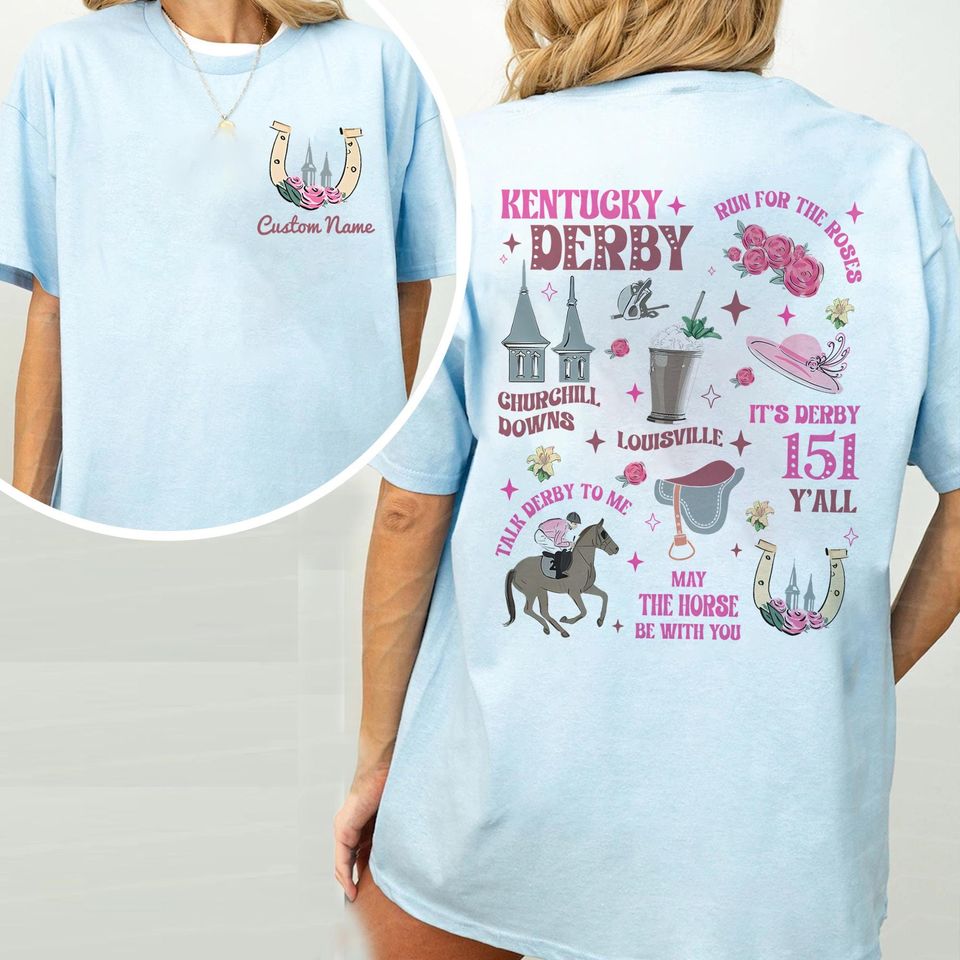 New Kentucky Derby Churchill Downs 2024 Shirt, Derby Shirt, Talk Derby To Me Shirt