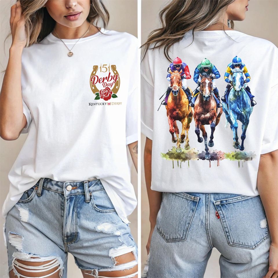New Derby Day Shirt, Horse Race Shirt, Derby Weekend Shirt