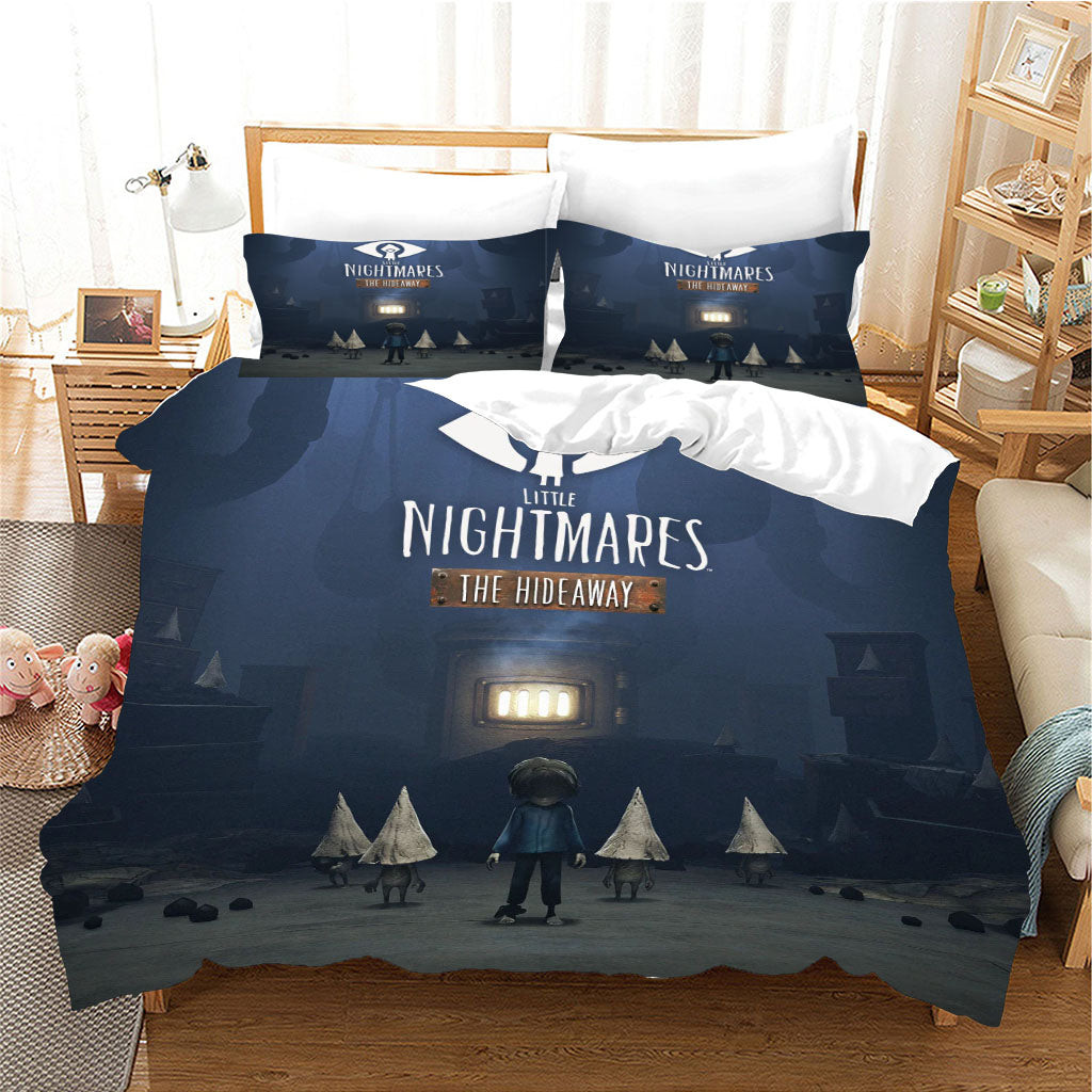 Little Nightmare Quilt Cover Pillowcase Bedding Set Home Bedroom Decor
