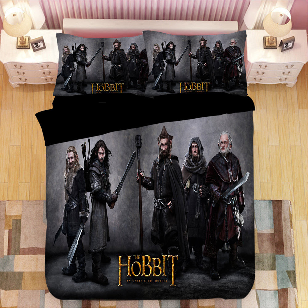 The Lord Of The Rings Quilt Cover Pillowcase Bedding Set Home Bedroom Decor