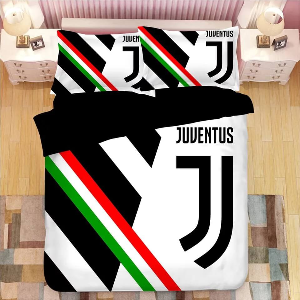 Cr7 Club Quilt Cover Pillowcase Bedding Set Home Bedroom Decor