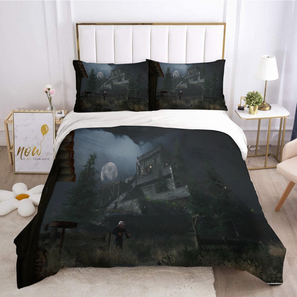 Choo Choo Charles Quilt Cover Pillowcase Bedding Set Home Bedroom Decor